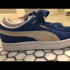 PUMA SUEDE CLASSIC + WOMEN'S SNEAKERS, Blue 😎